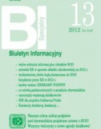 Biuletyn Informacyjny 13/2012