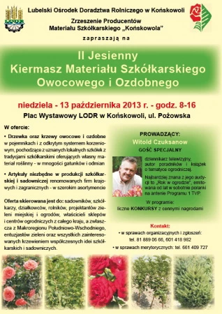 Kiermasz Szkółkarski w Końskowoli