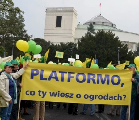 Czy manifestacja działkowców była potrzebna?