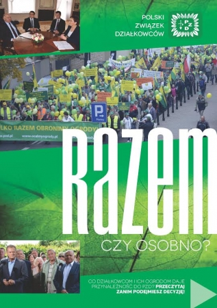 Krajowa Rada PZD wydała ulotkę â€žRazem czy osobno?â€