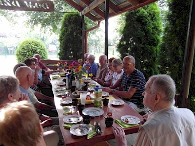 Spotkanie seniorów w ROD "Piotruś " w Styrzyńcu