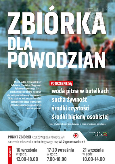 Lublin wspiera powodzian